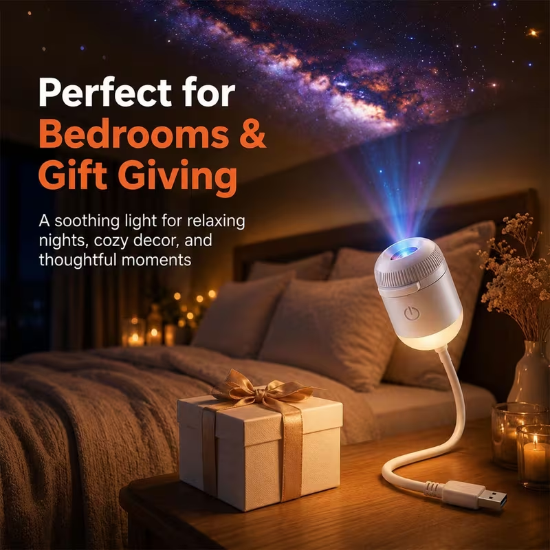 Proyector Galaxy creando una experiencia relajante